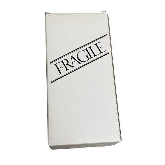 Brand New Old Stock Avon 24% Lead Crystal Candle Stick Holders Set of 2 French - Picture 11 of 13